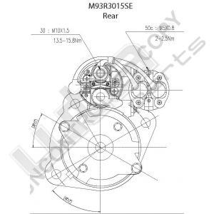 Prestolite Starter  M93R 24 6KW