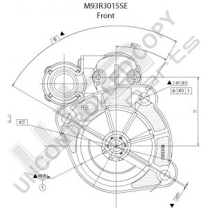 Prestolite Starter  M93R 24 6KW