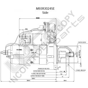 Prestolite Starter M93 24V 6KW