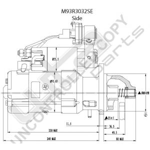 Prestolite Starter M93 24V 6KW