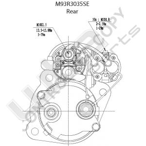 Prestolite Starter M93 24V 6KW