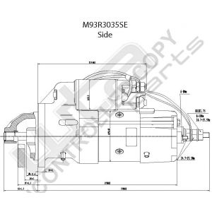 Prestolite Starter M93 24V 6KW