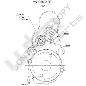 Prestolite Starter M93 24V 6KW