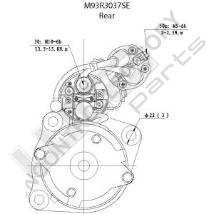 Prestolite Starter M93 24V 6KW