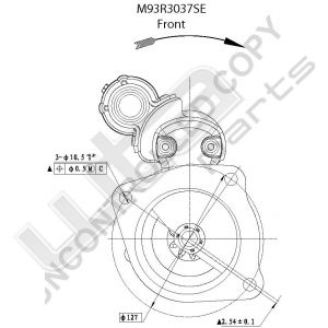 Prestolite Starter M93 24V 6KW