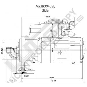 Prestolite Starter M93 24V 6KW