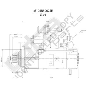 Prestolite Starter M105 24V 7,5KW