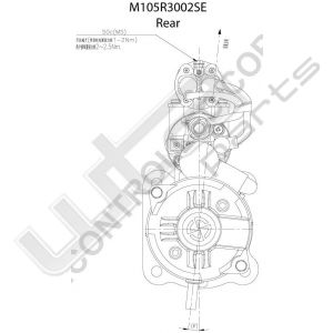 Prestolite Starter M105 24V 7,5KW