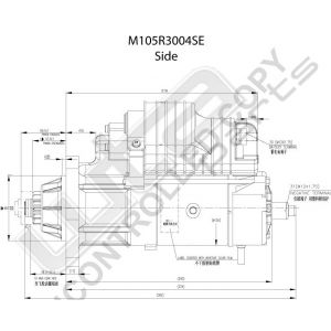 Prestolite Starter M105 24V 7,5KW