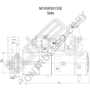 Prestolite Starter M105 24V 7,5KW