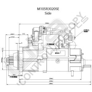 Prestolite Starter M105 24V 7,5KW