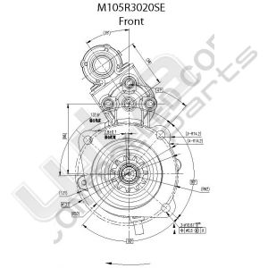 Prestolite Starter M105 24V 7,5KW