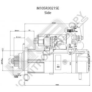 Prestolite Starter M105 24V 7,5KW