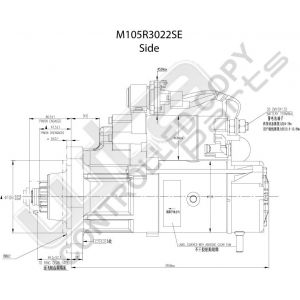 Prestolite Starter M105 24V 7,5KW