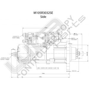 Prestolite Starter M105 24V 7,5KW