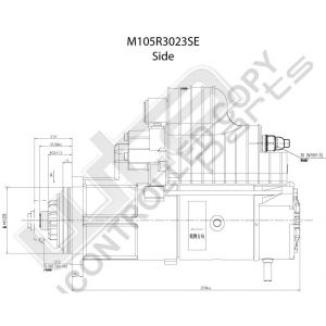 Prestolite Starter M105 24V 7,5KW