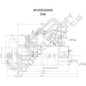 Prestolite Starter M105 24V 7,5KW