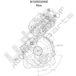 Prestolite Starter M105 24V 7,5KW