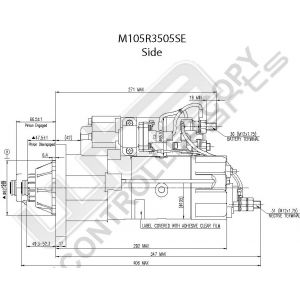 Prestolite Starter M105 24V 7,5KW