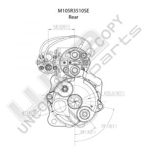 Prestolite Starter M105 24V 7,5KW