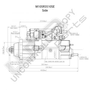 Prestolite Starter M105 24V 7,5KW