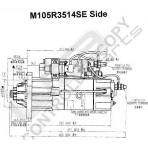 Prestolite Starter M105 24V 7,5KW for LHGroup