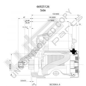 Prestolite Starter  12V 1KW