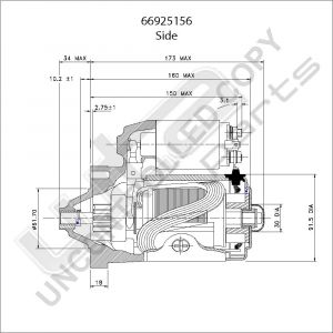 Prestolite Starter  12V 1.1KW