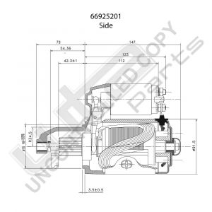 Prestolite Starter  12V 0.95KW Nissn Cherry