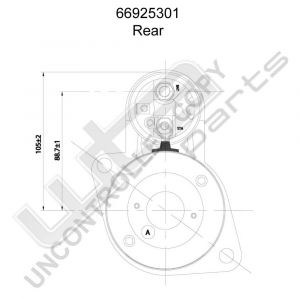 Prestolite Starter  12V 1.35KW Clrack Mitsubishi f