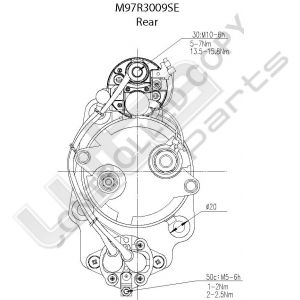 Prestolite Starter M97 24V 6KW