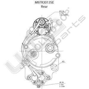 Prestolite Starter M97 24V 6KW