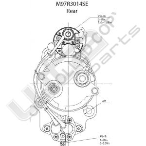 Prestolite Starter M97 24V 6KW