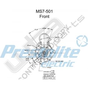 Prestolite Starter 24V 9.0KW for MTUrepl