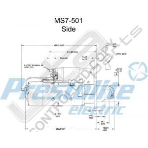 Prestolite Starter 24V 9.0KW for MTUrepl