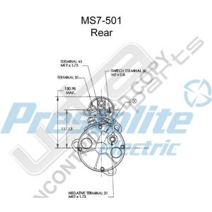 Prestolite Starter 24V 9.0KW for MTUrepl