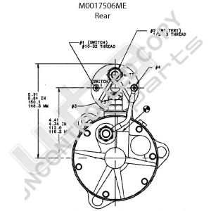 Prestolite Starter 24V 9.0KW for MTUrepl