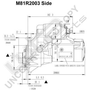 Prestolite Starter 12V 3,5KW for CumminsISF