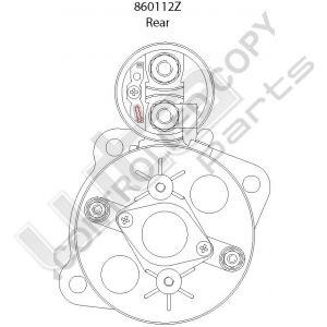 Prestolite Starter  24V 4KW DAF, Perkins