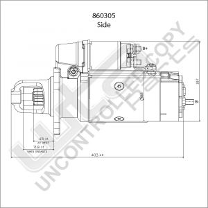 Prestolite Starter 24V 6.7KW 11T