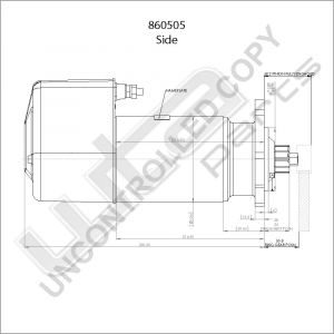 Prestolite Starter  24V 6.6KW