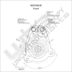 Prestolite Starter  24V 6.6KW