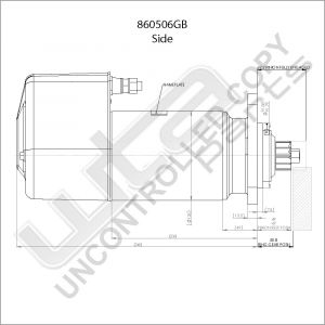 Prestolite Starter  24V 6.6KW