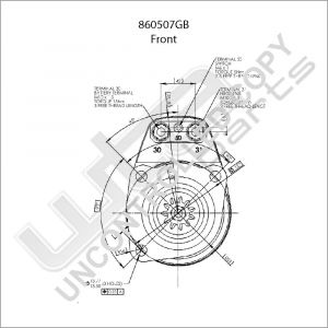 Prestolite Starter  24V 6.6KW