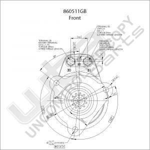 Prestolite Starter  24V 6.6KW