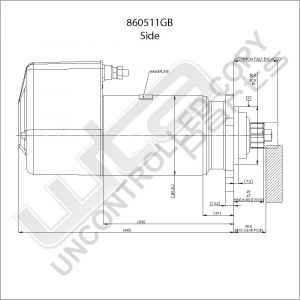 Prestolite Starter  24V 6.6KW