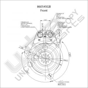 Prestolite Starter  24V 6.6KW