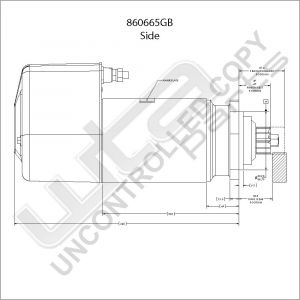 Prestolite Starter  24V 6.6KW