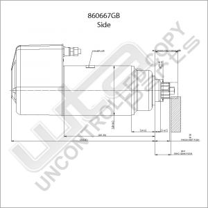 Prestolite Starter  24V 6.6KW