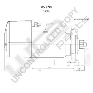 Prestolite Starter  24V 6.6KW